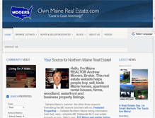 Tablet Screenshot of ownmainerealestate.com